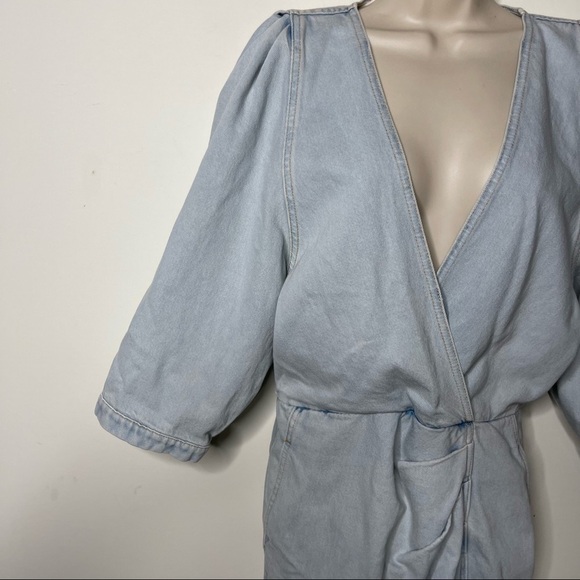 IRO Paloa light blue denim dress sz EUR 38 US 6 - Picture 7 of 14